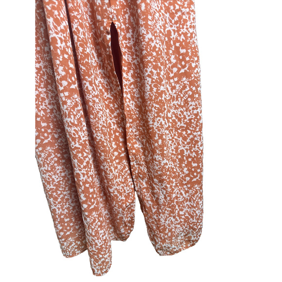 Abercrombie &‎ Fitch Midi Dress Smocked Milkmaid, Sweetheart, Romantic Sz Small - Picture 4 of 13